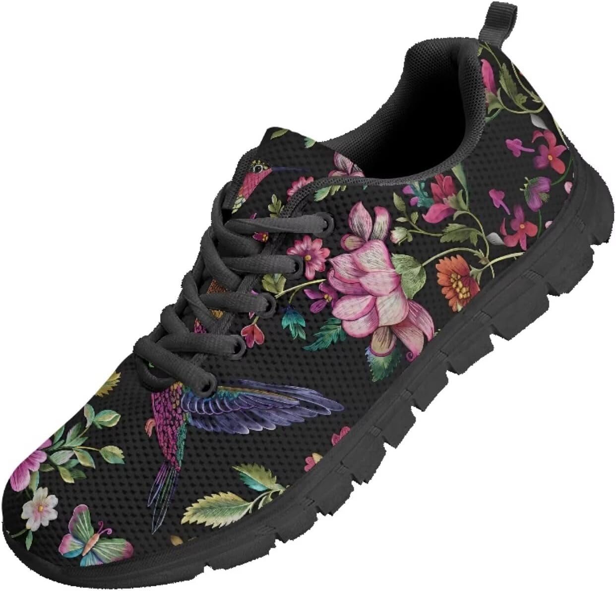 

Мужские кроссовки Funnydude Funny Print для ходьбы, классические шнуровки, дышащие сетчатые кроссовки для бега, Hummingbird