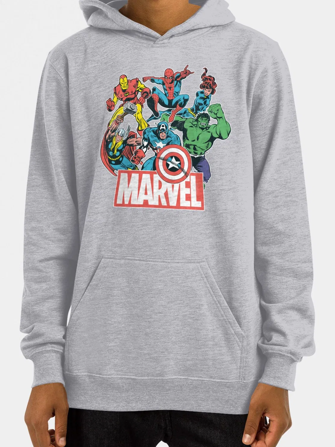 Толстовка Marvel серого цвета — фото 2