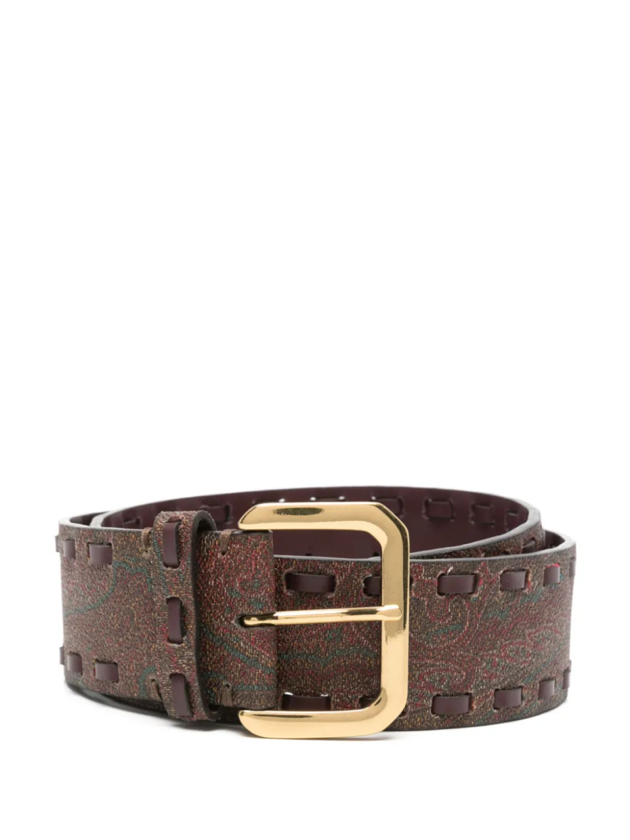 

Пояс ETRO с узором пейсли и жаккардом, красный