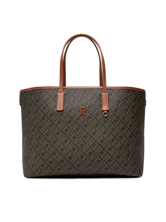

Сумочка Th Monoplay Leather Tote AW0AW17416 Tommy Hilfiger, черный