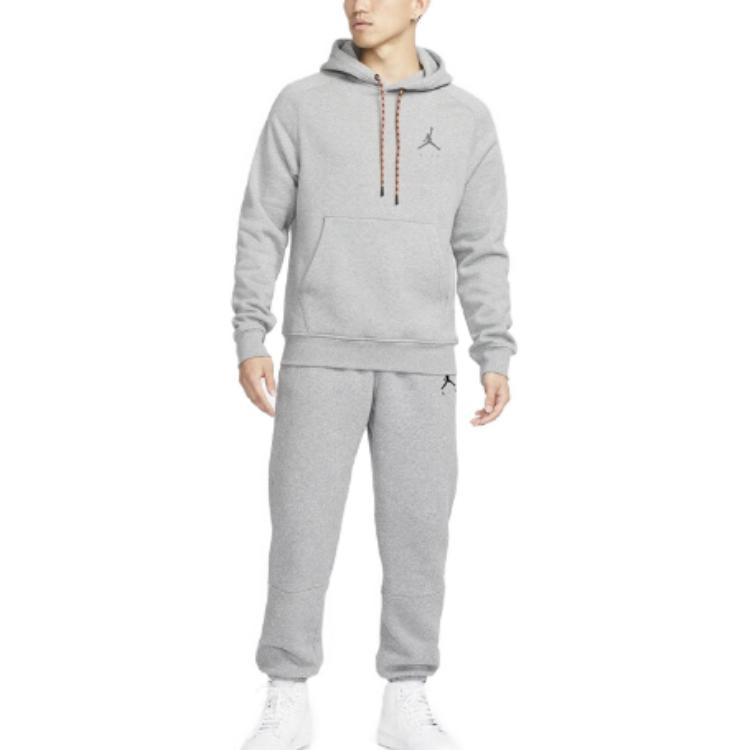 Куртка Nike AS M J JMPMN FLC PO CARBON HEATHER — фото 2