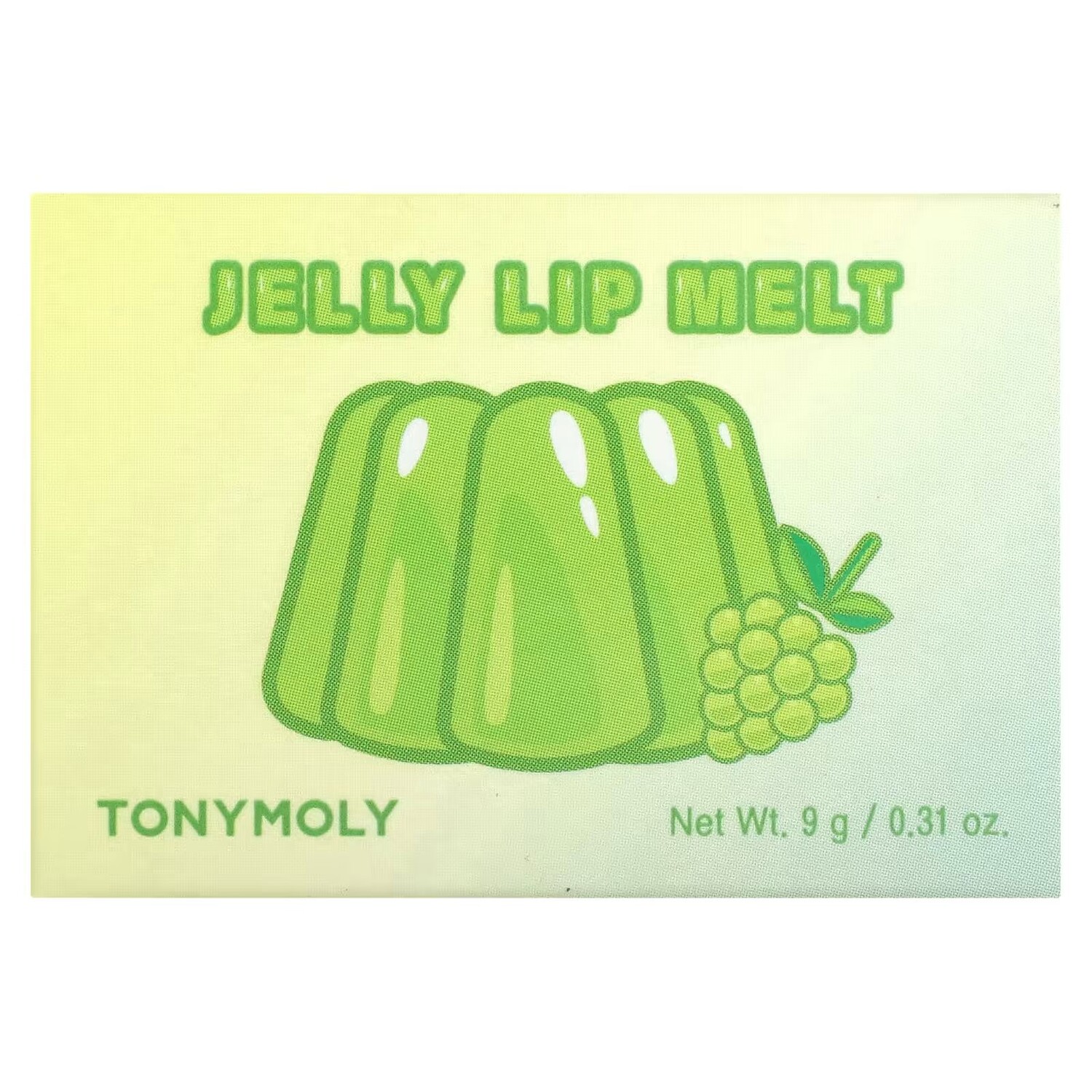 

Желе для губ с зеленым виноградом, 0,31 унции (9 г) Tonymoly