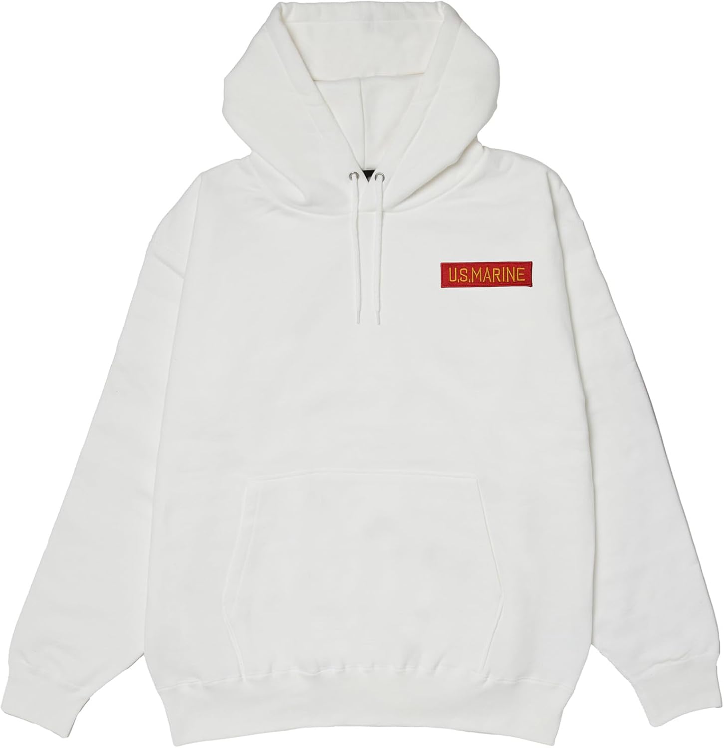 

Толстовка с капюшоном в стиле F, нашивка с гербом армии США, плотная ткань 12,4 унции, подкладка с начесом, толстовка без капюшона, белая F-Style