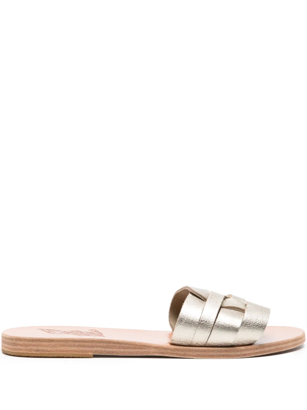 Сандалии Filenada на плоской подошве Ancient Greek Sandals, золотой