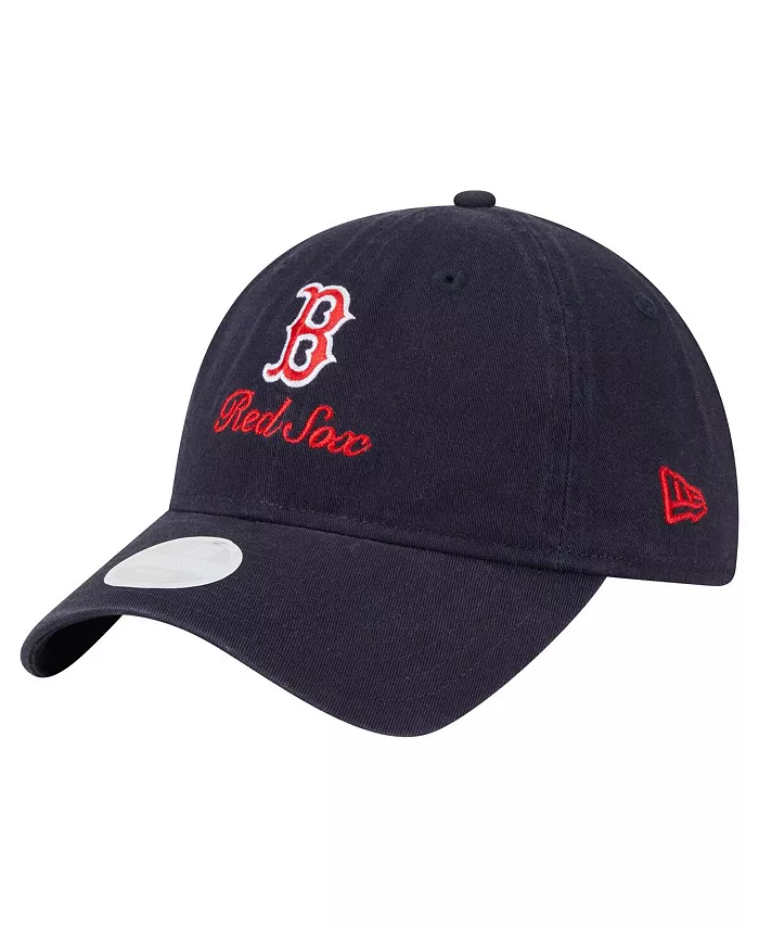 

Женская регулируемая бейсболка Boston Red Sox Preppy Team 9TWENTY в синем цвете New Era