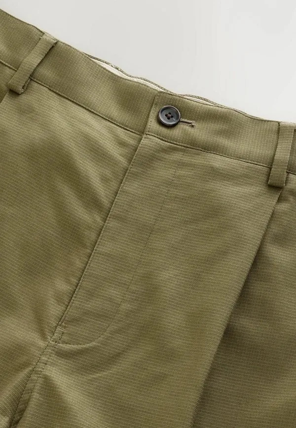 Брюки от костюма стандартного кроя Next, Khaki Green — фото 2