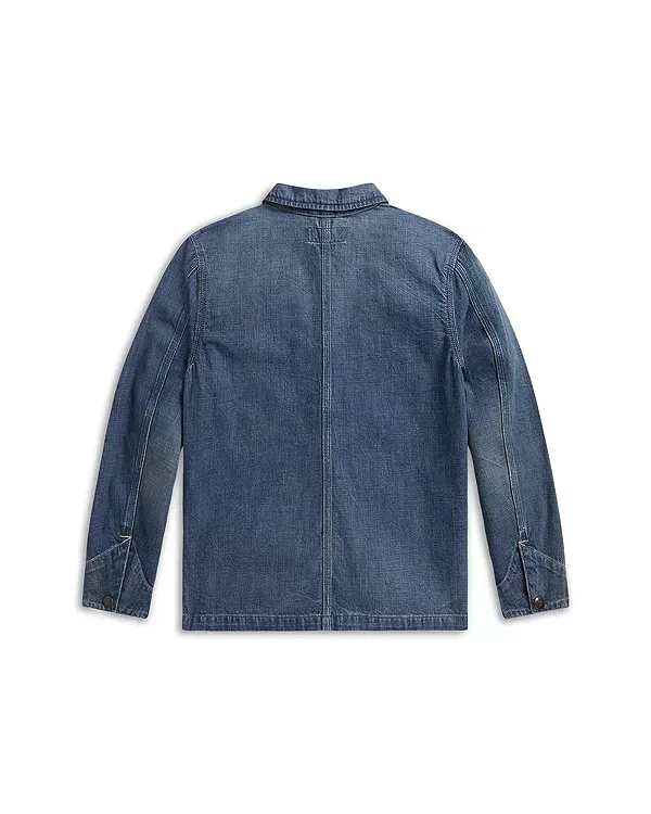 Джинсовая куртка в стиле милитари - для детей постарше Ralph Lauren, Blue — фото 2