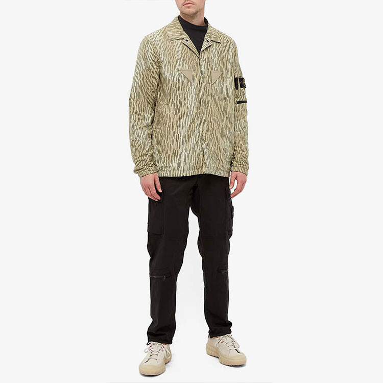 Рубашка мужская Stone Island, желтый — фото 4
