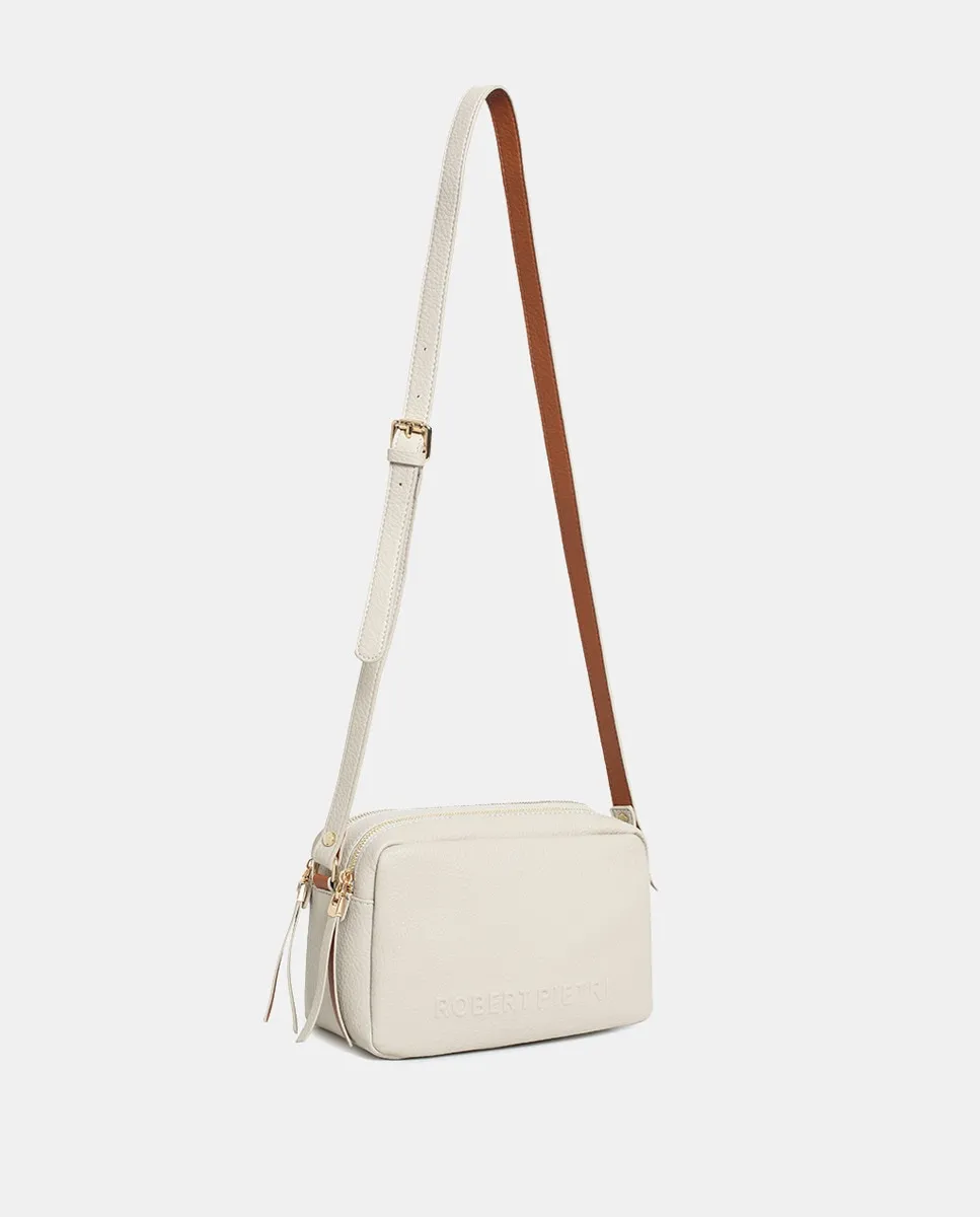 

Сумка через плечо с застёжкой-молнией Robert Pietri, бежевый