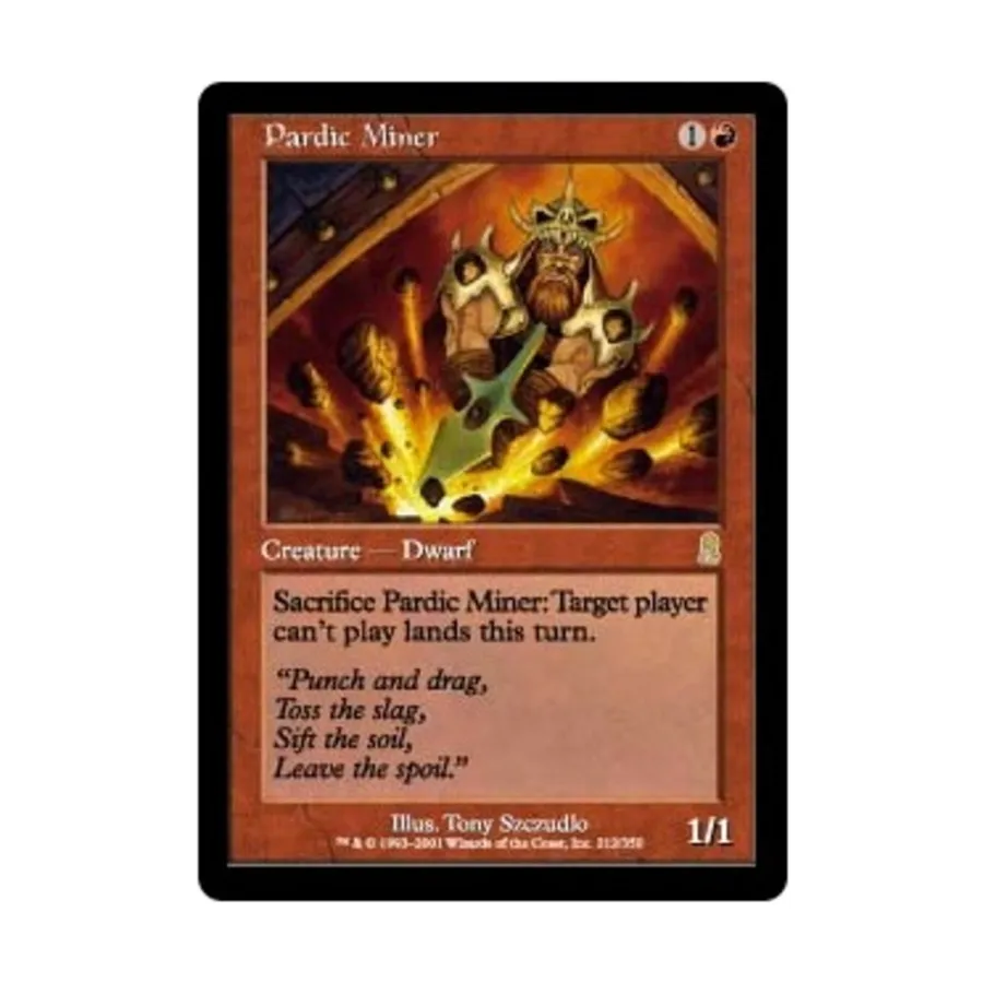 

CCG Пардич Майнер ( клавиша R), MTG - Odyssey