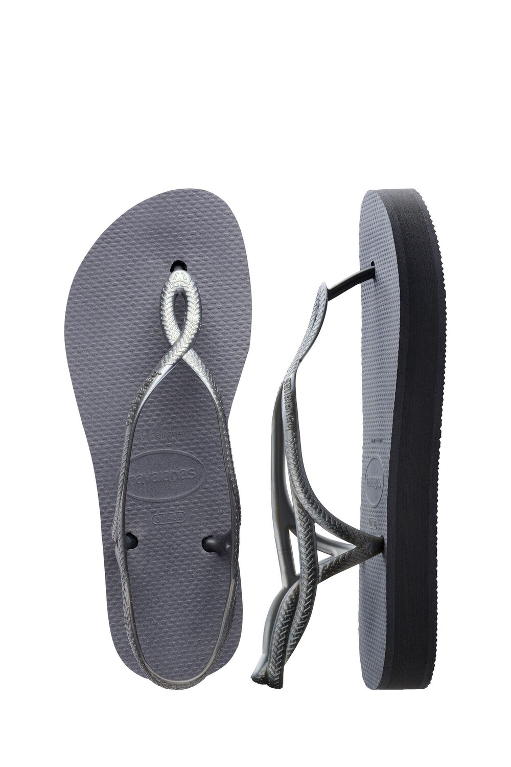

Босоножки на платформе Luna Havaianas, серый