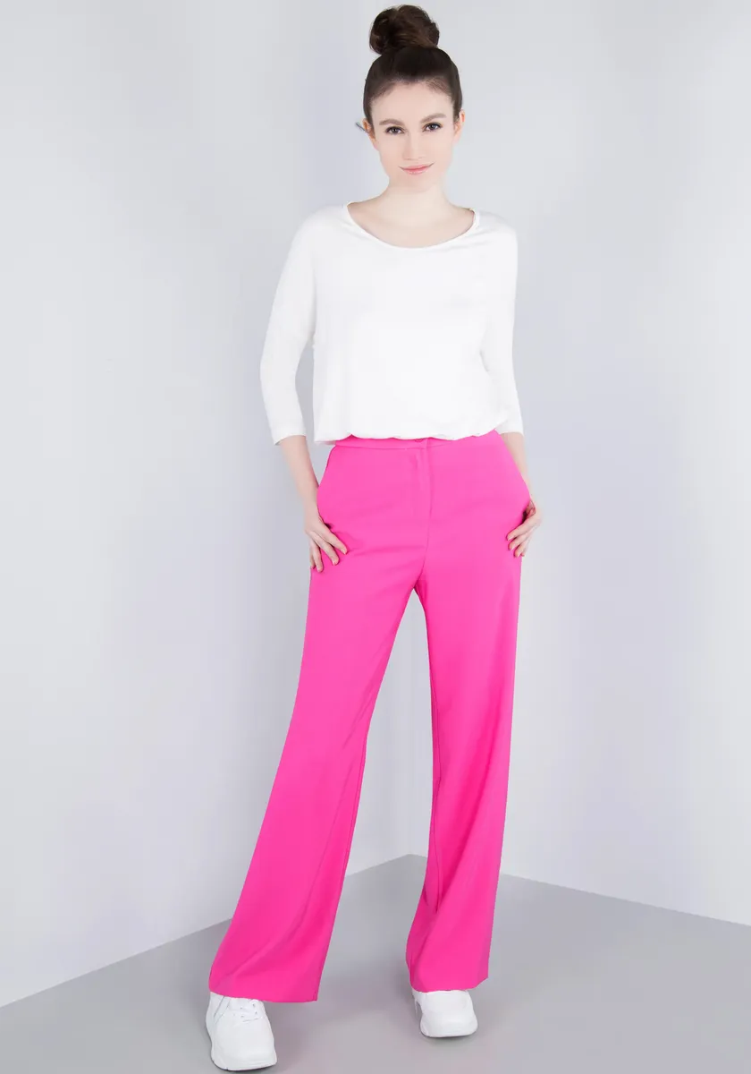 

Брюки со складками IMPERIAL "Повседневные широкие брюки с эластичным поясом сзади", цвет Fu X Ia