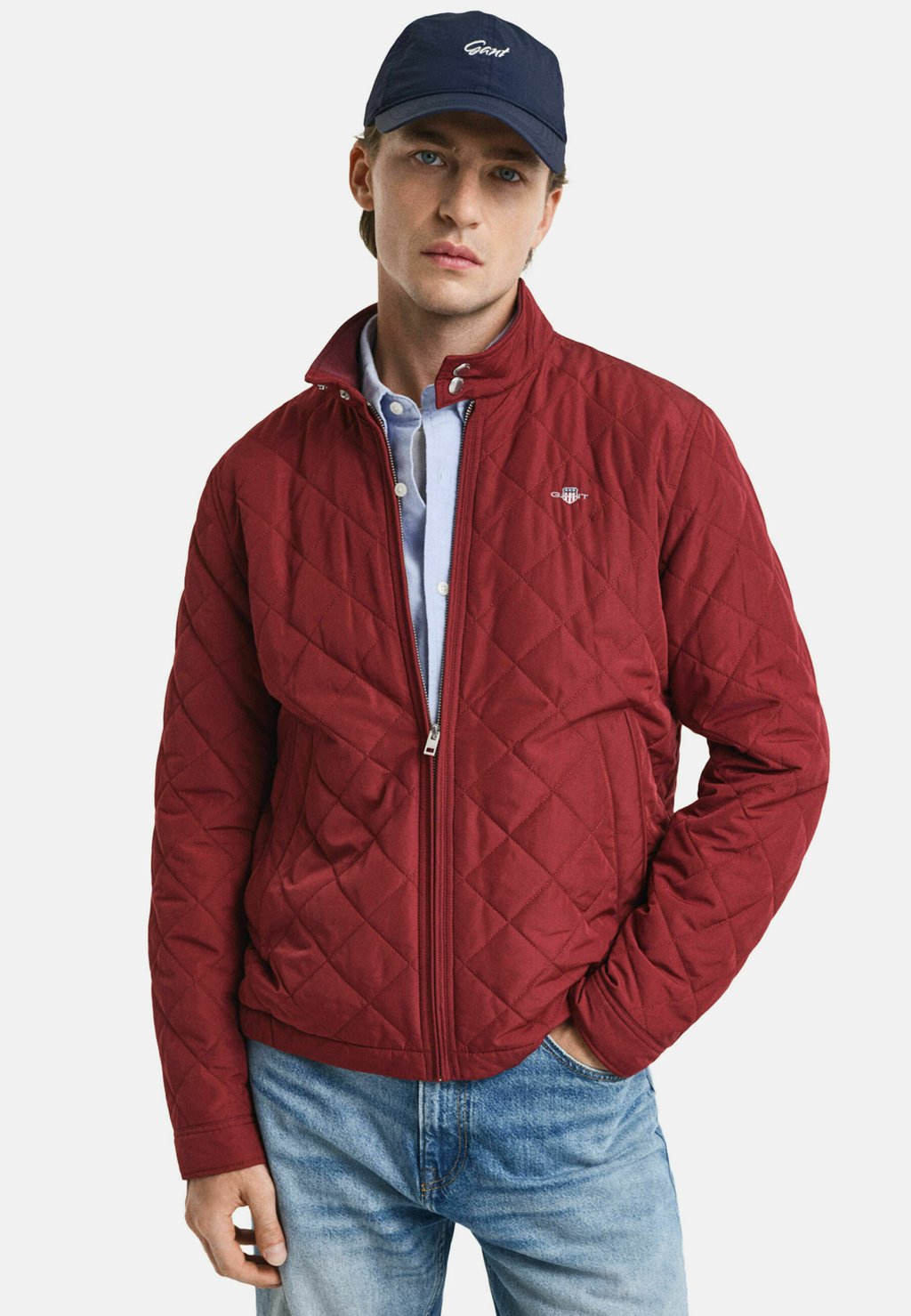 

Легкая куртка QUILTED GANT, красный