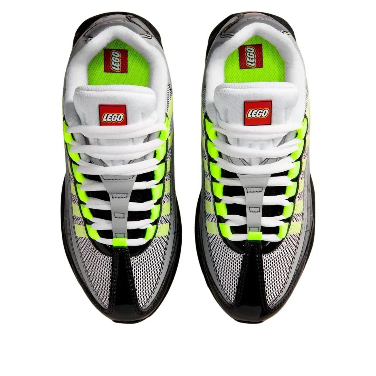 Кроссовки (GS) Nike x LEGO Air Max 95 'Neon', черный — фото 3