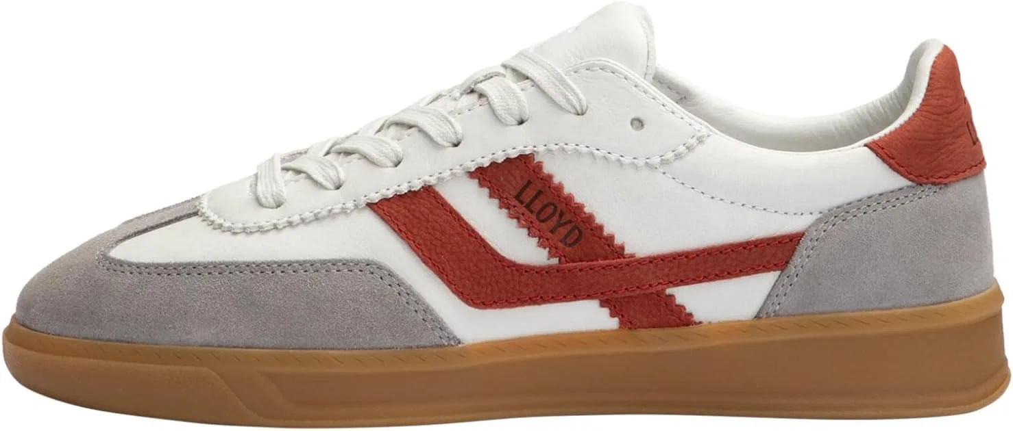 Мужские низкие кроссовки LLOYD Brava, Offwhite Brick Red
