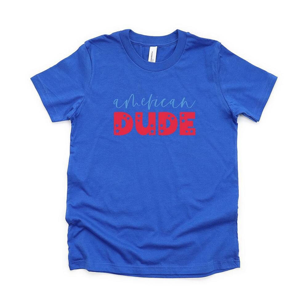 

Пастельная футболка с короткими рукавами и рисунком для малышей American Dude The Juniper Shop, цвет Royal