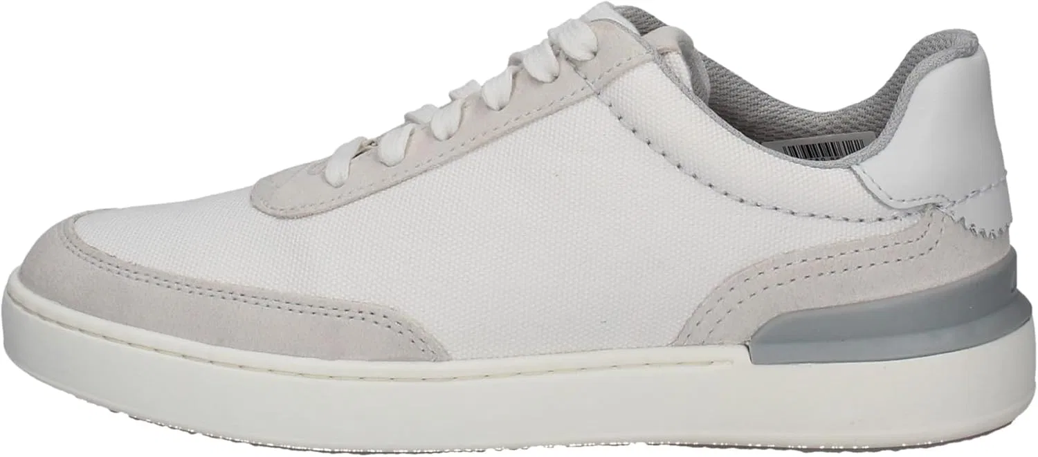 Туфли Clarks Courtlite Tor Nubuck Shoes in Standard Fit Size, White Canvas.