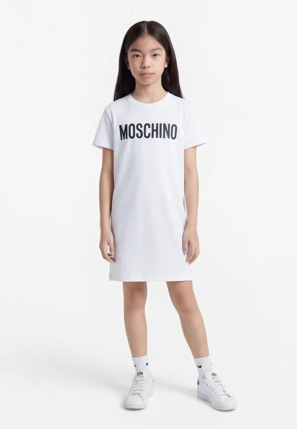 Платье, трикотажное платье Moschino, Bianco Ottico