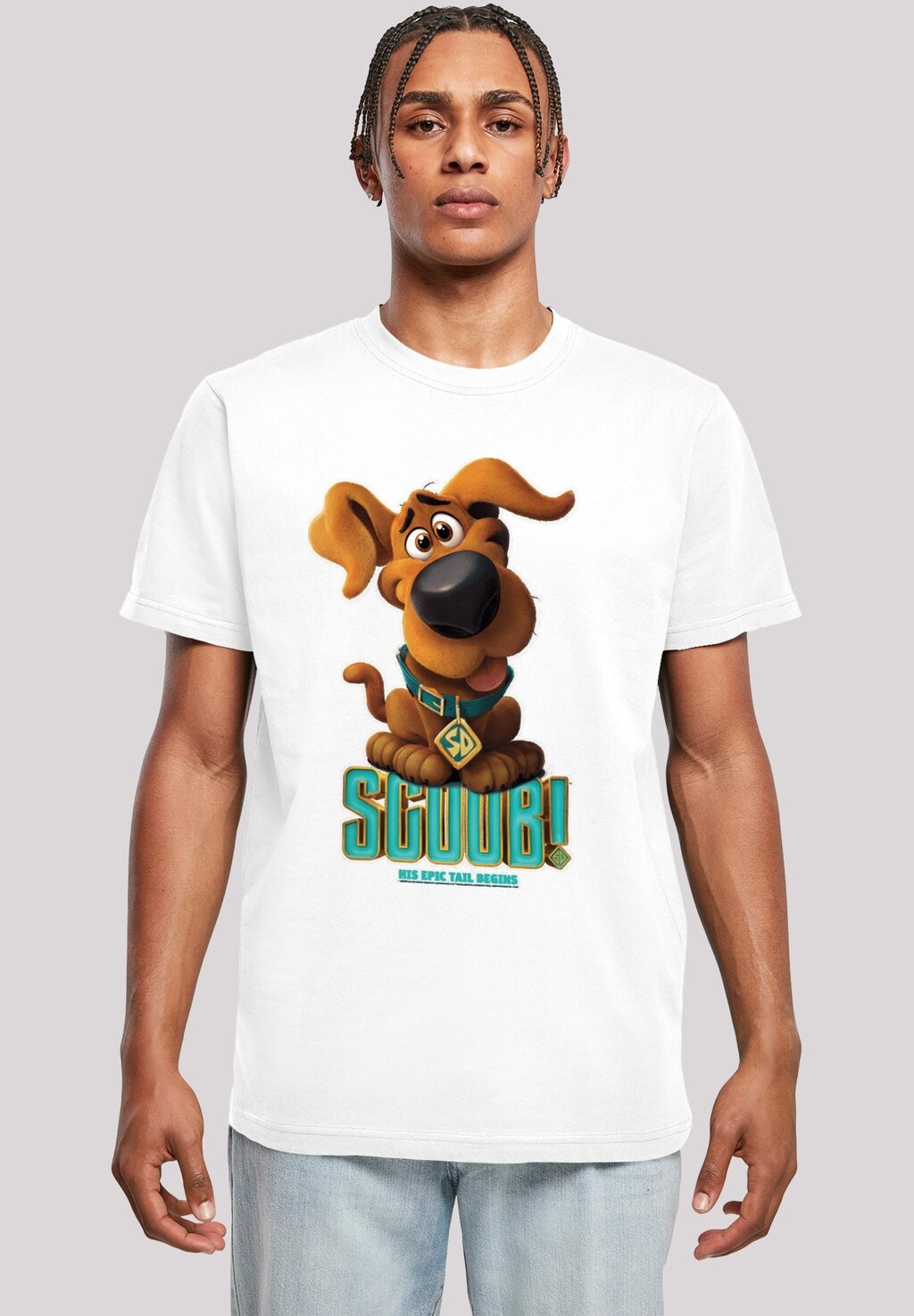 

Футболка с принтом SCOOBY DOO PUPPY SCOOBY F4NT4STIC, цвет white