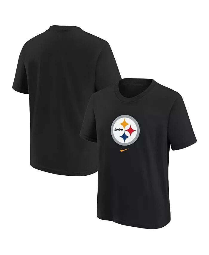 

Черная футболка с надписью Little Boys Pittsburgh Steelers Team Nike