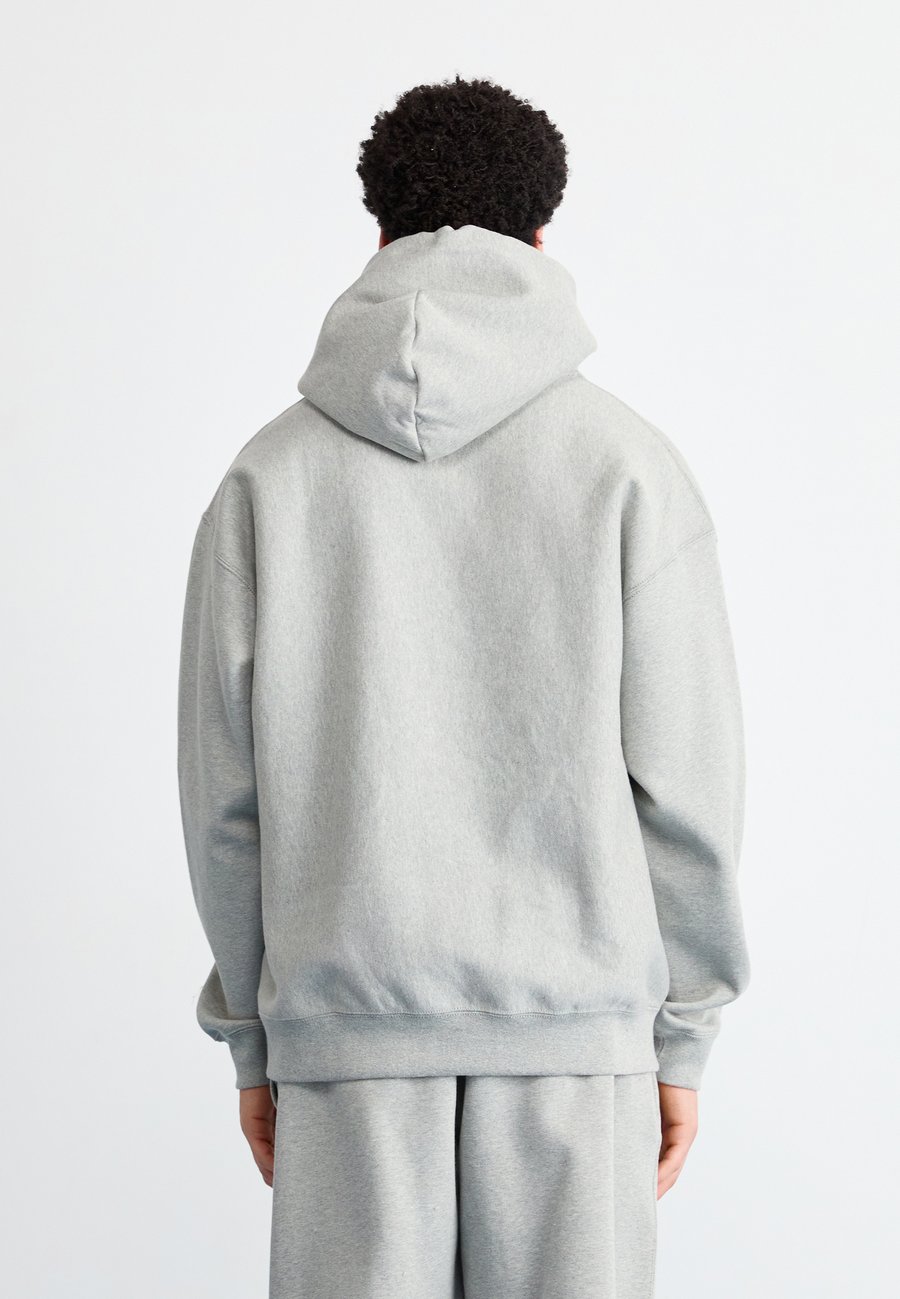 Толстовка Nike Sportswear SOLO HOODIE, Grey Heather/Smoke/Grey — фото 3