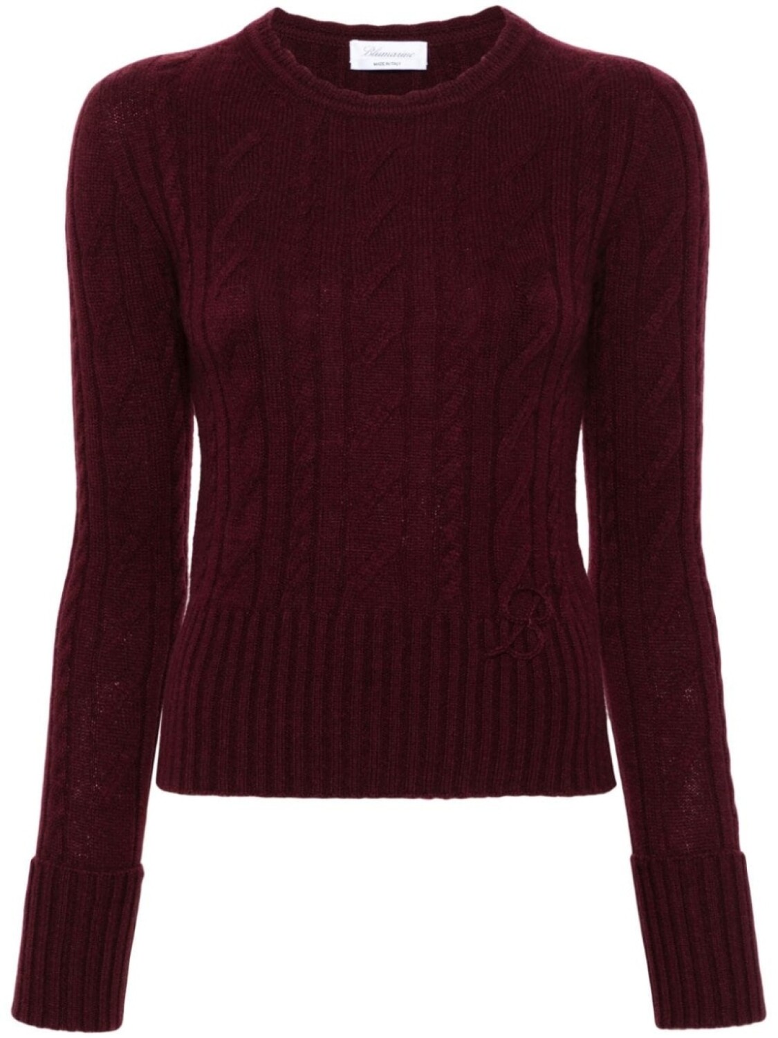 

Blumarine свитер с логотипом, красный