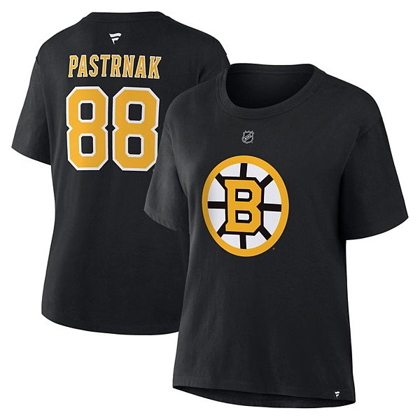 

Футболка Boston Bruins с именем и номером David Pastrnak Fanatics