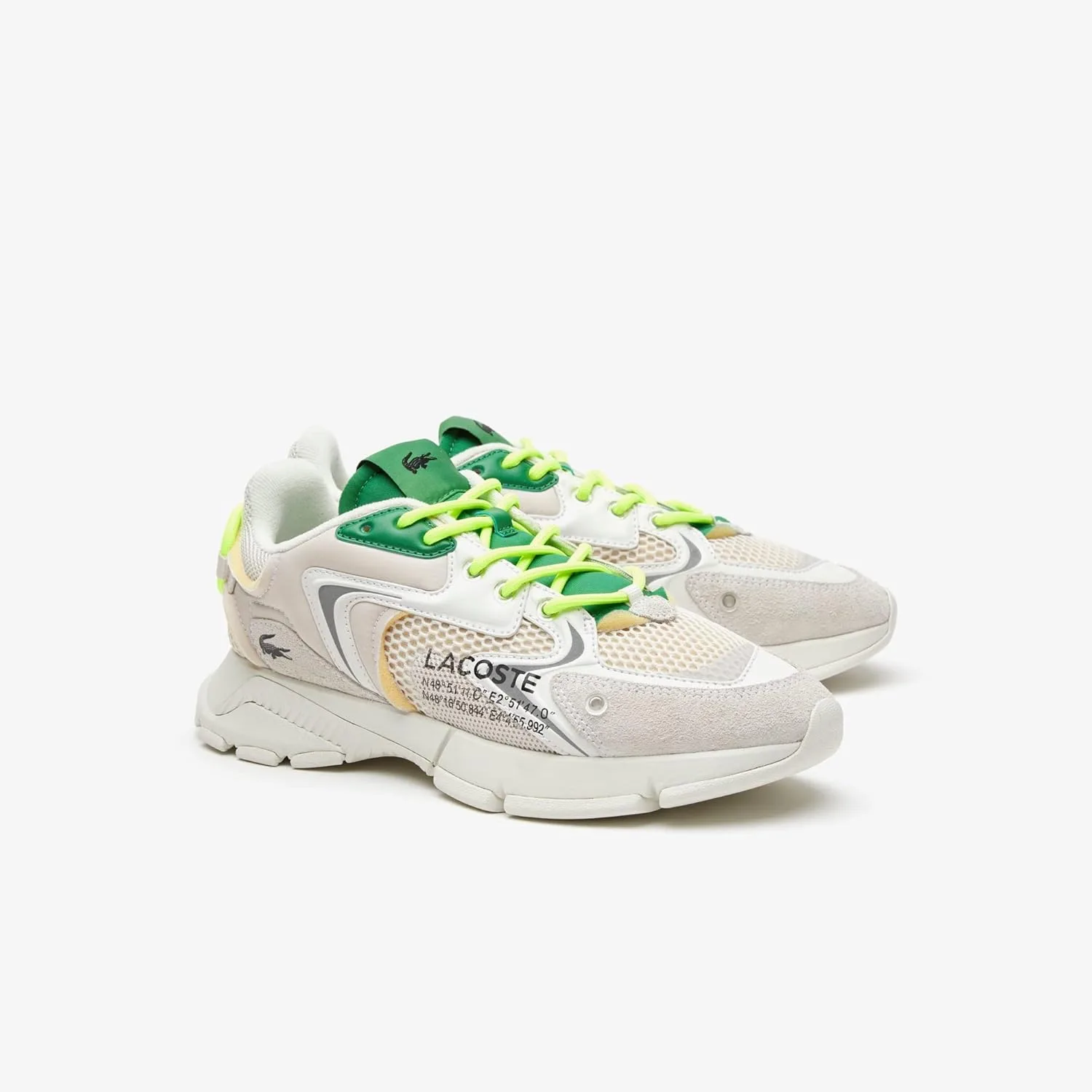 Мужские низкие кроссовки Lacoste L003 Neo 123 1 SMA, Мужская низкая обувь, зеленый — фото 2