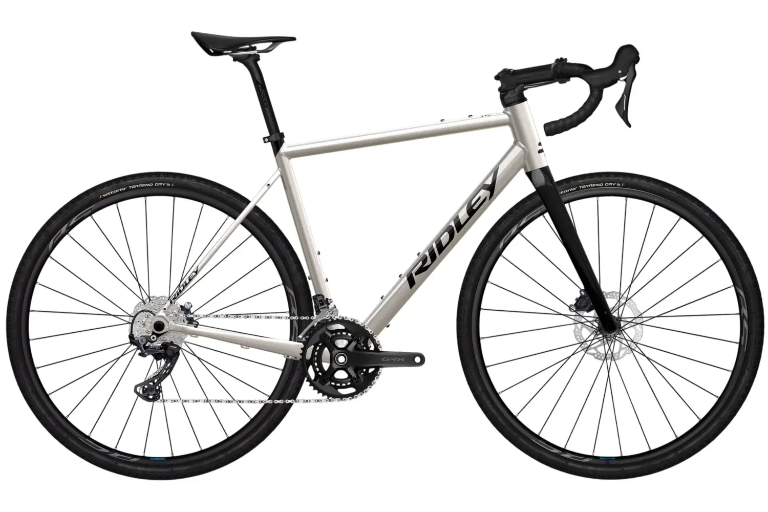 

Гравийный велосипед Ridley Grifn a grx600 2x12 - 28 дюймов - diamant, grau | chain silver grey / pc66