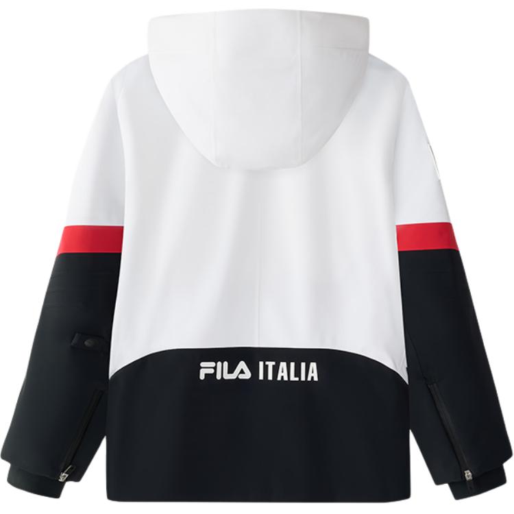 FILA KIDS Vist x Kronplatz x Technoalpin одежда для активного отдыха Jade White для подростков — фото 3