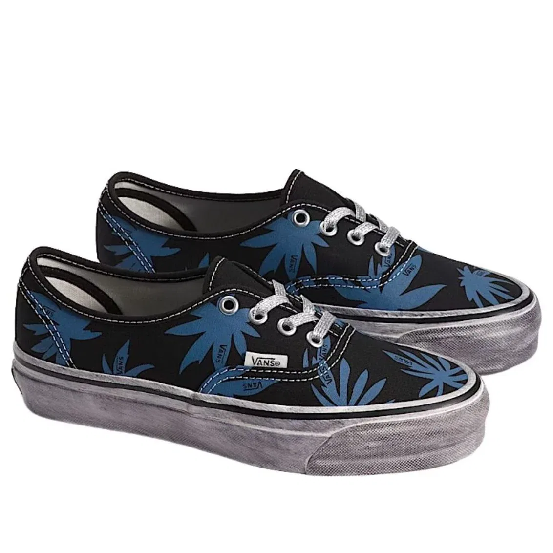 Кеды Vans Premium Authentic 'Black Blue' VN000DB8CJI, черный — фото 2