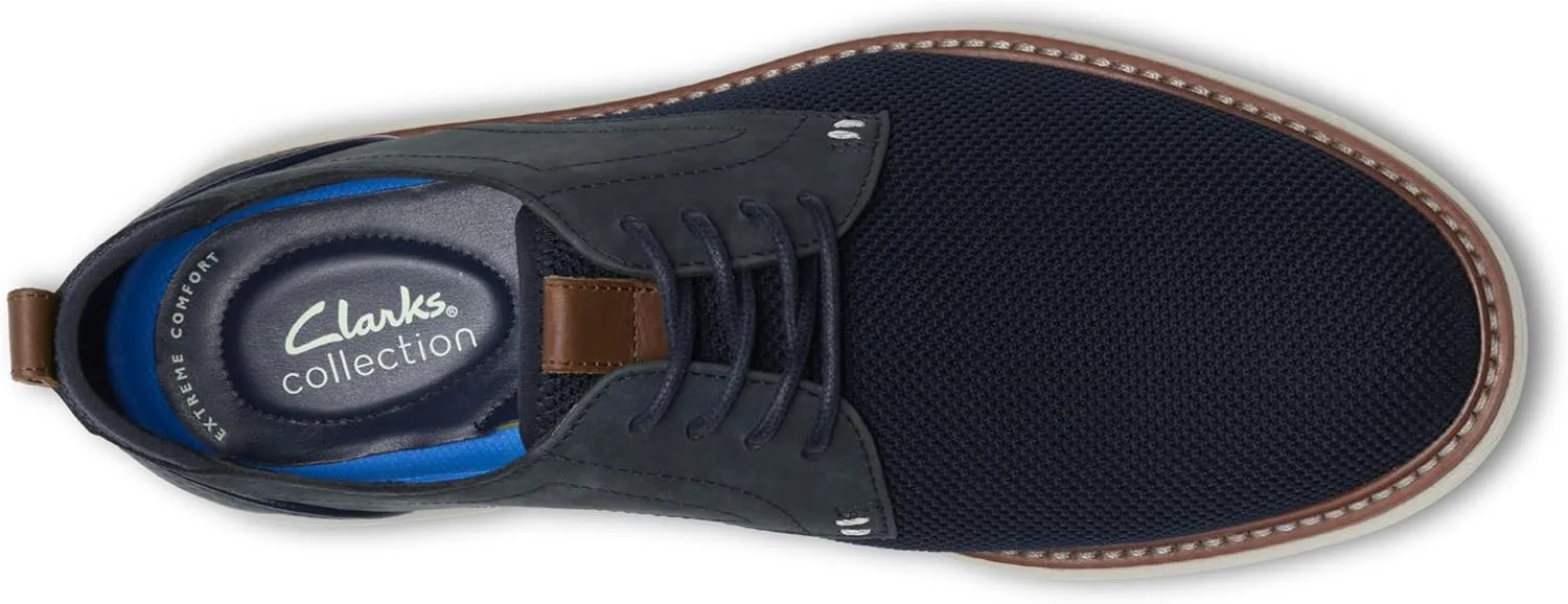 Мужские туфли Oxford Clarks Brantin, темно-синий — фото 3