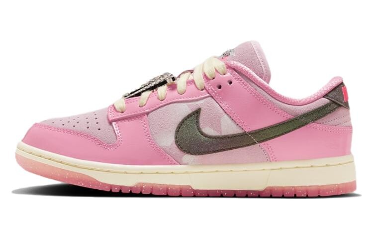 

Женские кроссовки для скейтбординга Nike Dunk Low, розовый
