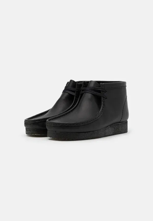 Ботинки повседневные Clarks Originals Wallabee casual lace ups, черный — фото 2