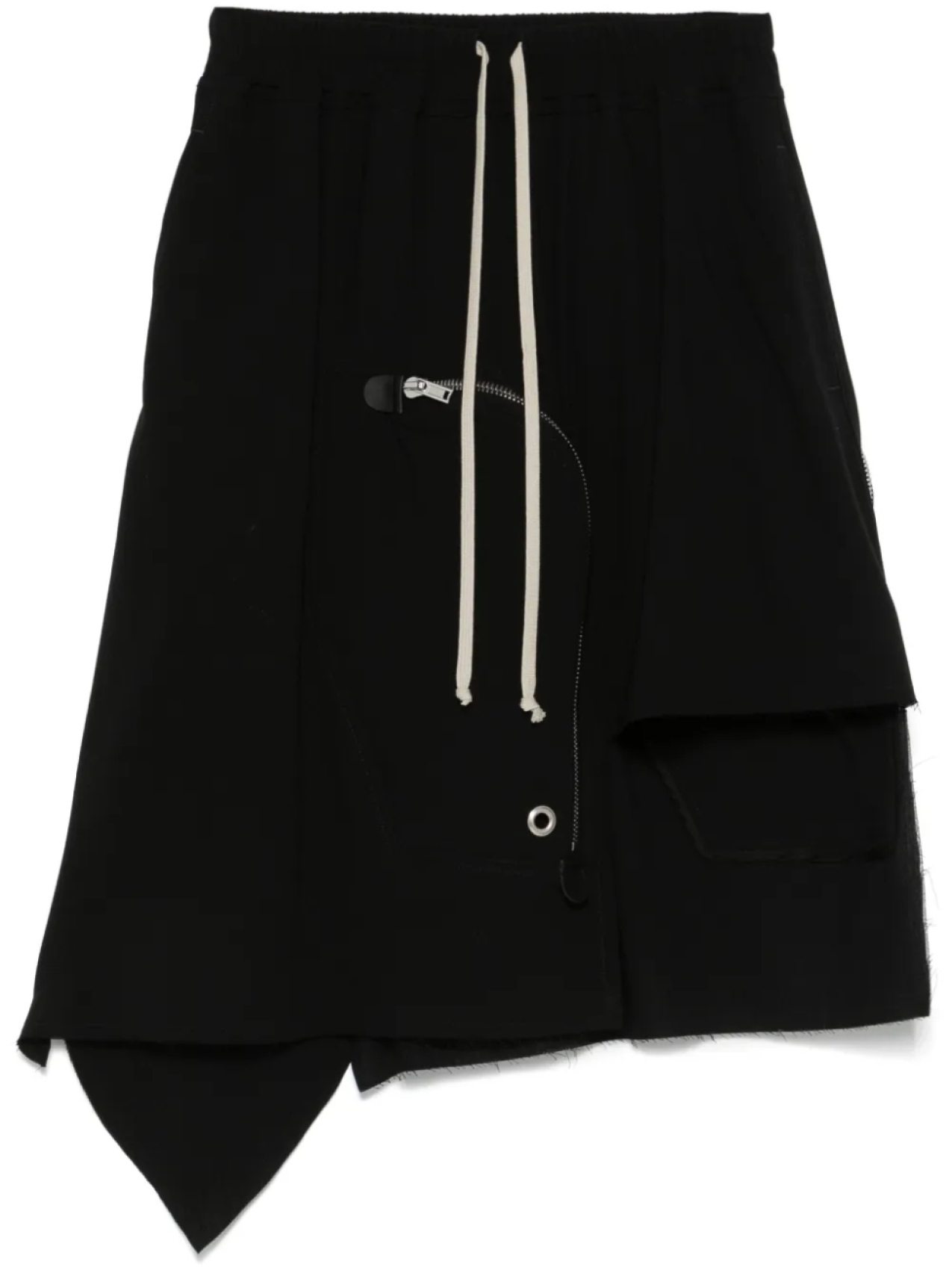 

Rick Owens шерстяная юбка мини, черный