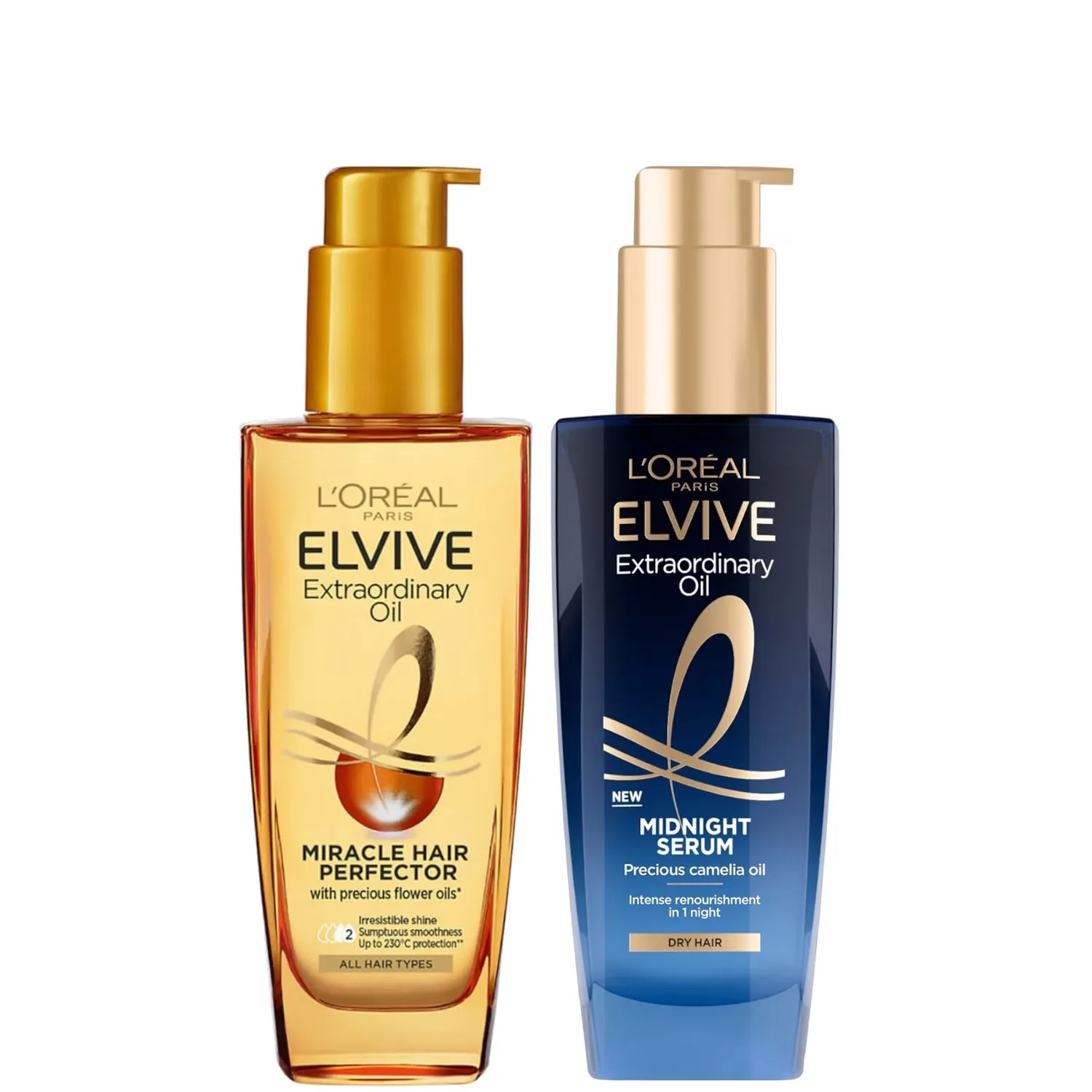 

Elvive Extraordinary Oil Питательное средство для ухода за волосами Дневной и ночной набор для сухих волос L'Oréal