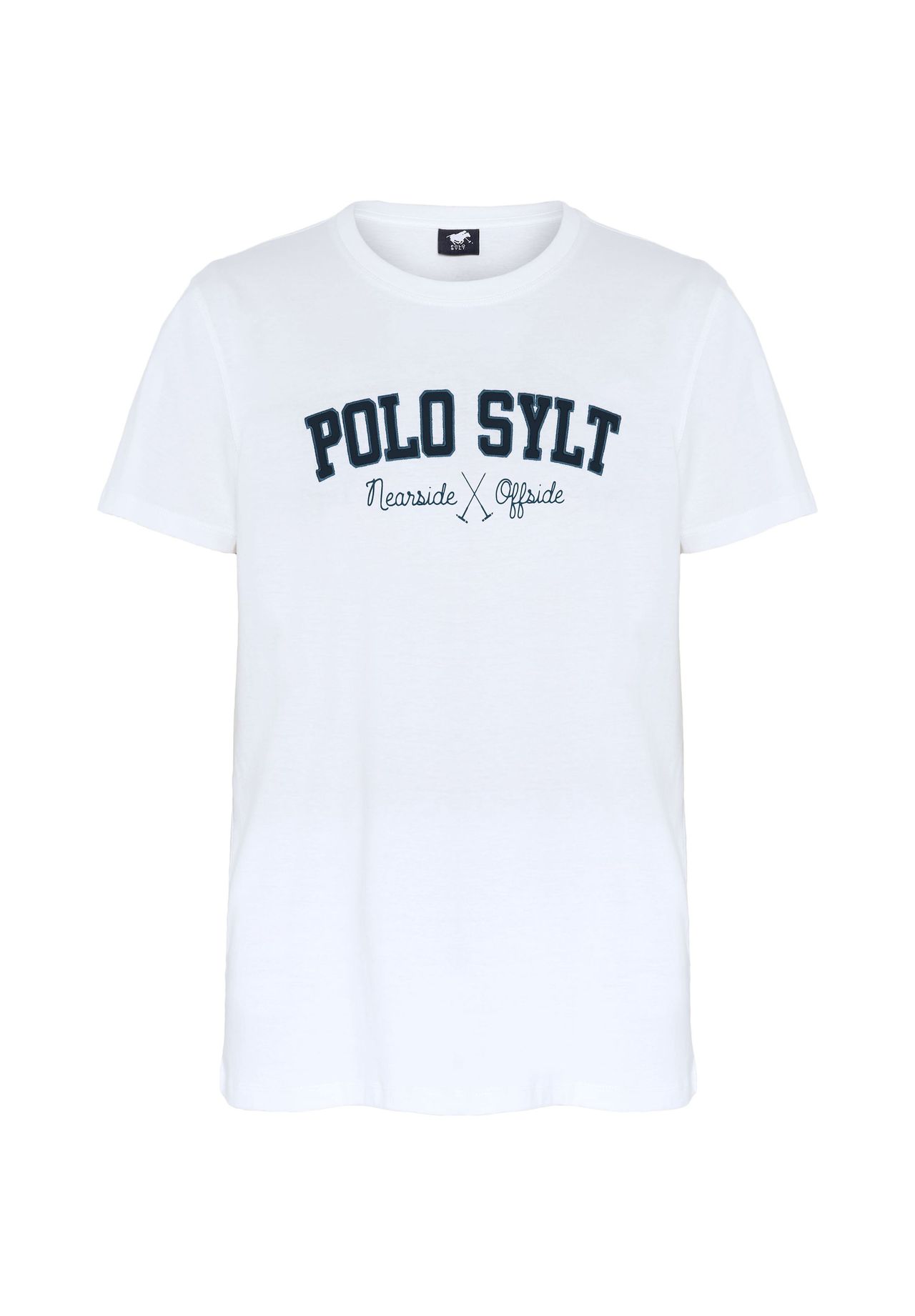 

Футболка с надписью-логотипом POLO SYLT, цвет 11-0601 Bright White