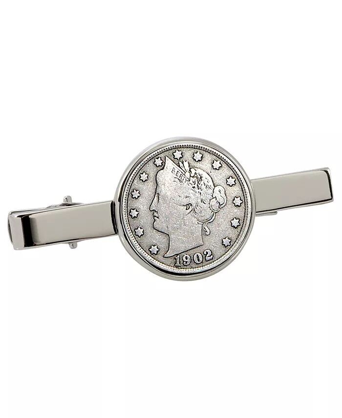 

Зажим для галстука для монет Liberty, никелевая монета American Coin Treasures