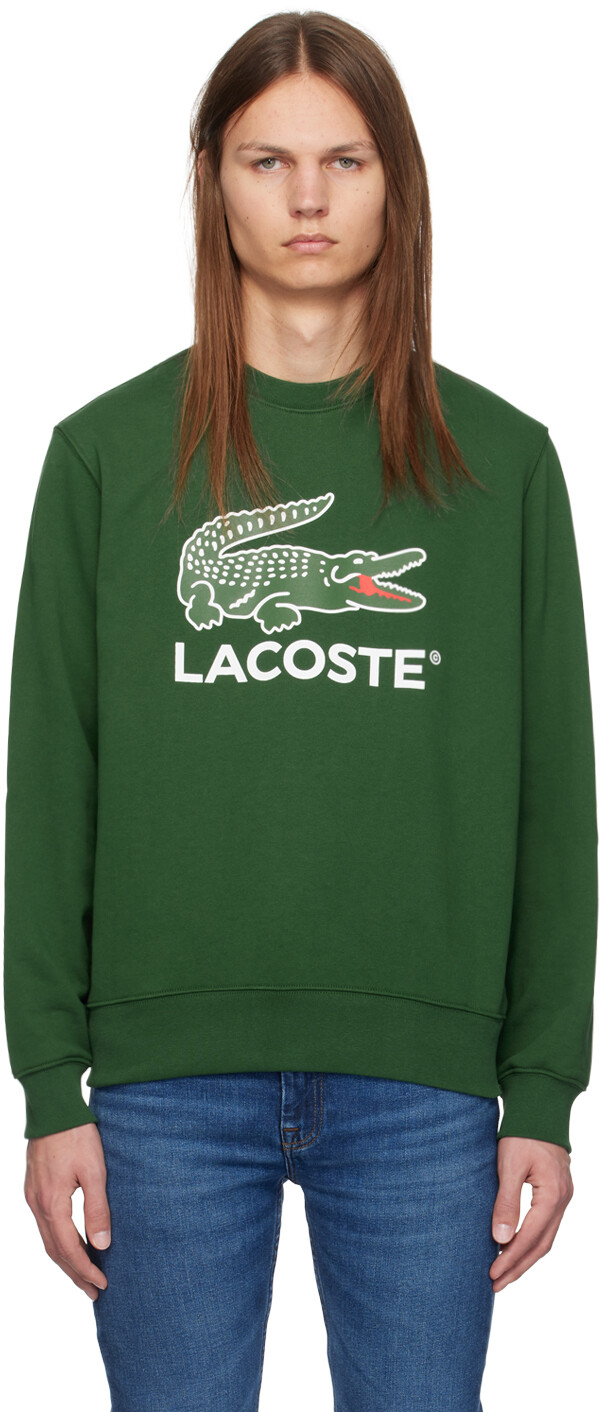 

Толстовка с принтом крокодила Lacoste, Green