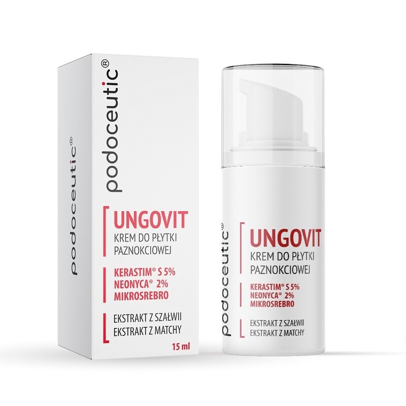 

Унговит, Крем для ногтевой пластины, 15мл Podoceutic