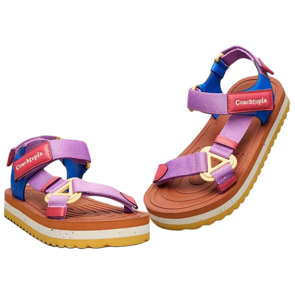 Пляжные сандалии Coachtopia женские фиолетовые — фото 3