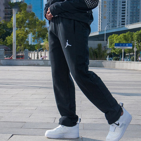 Спортивные штаны Air Jordan MENS Knit Casual Sports Pants Black, черный — фото 4