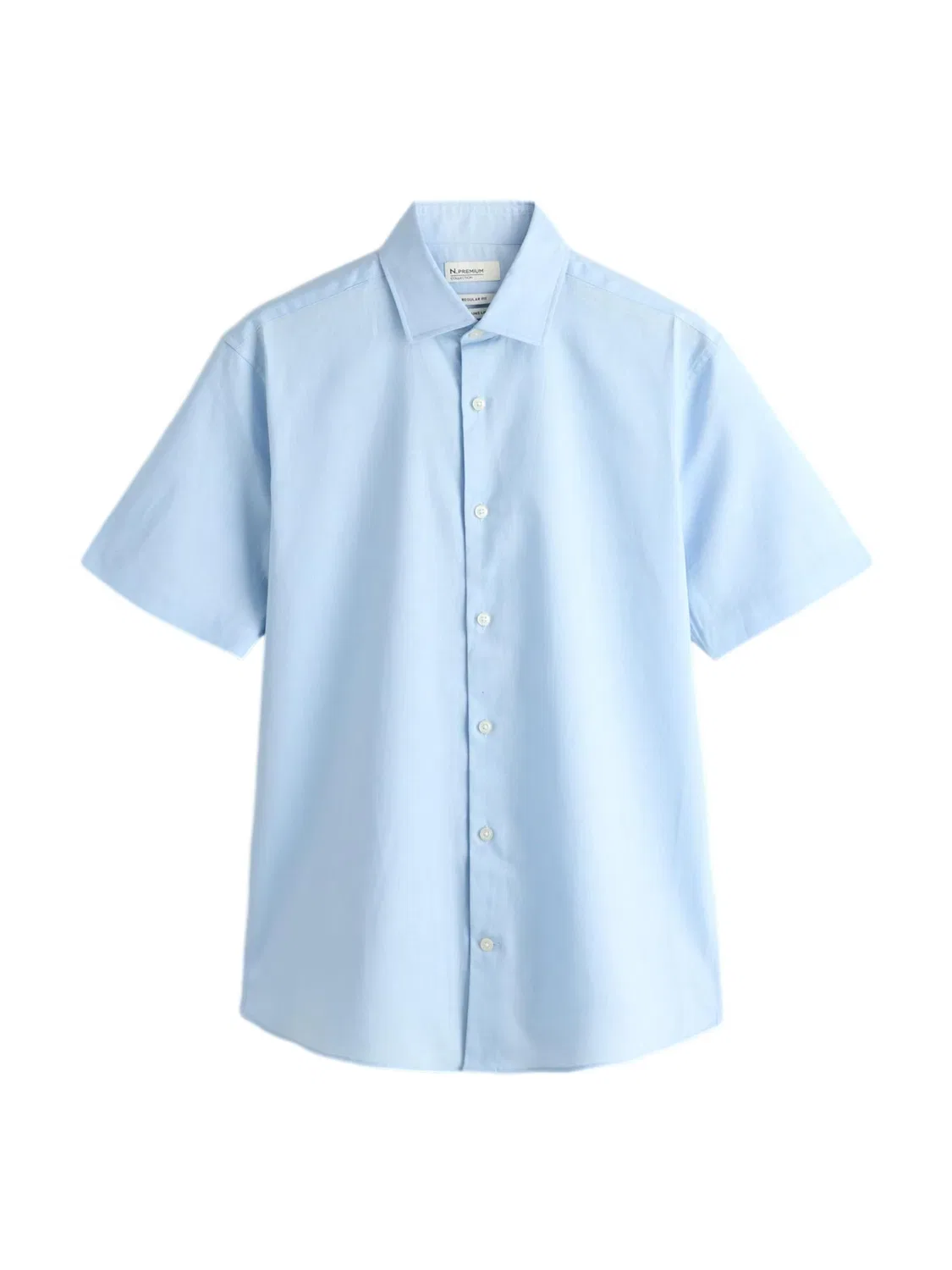 Рубашка на пуговицах стандартного кроя 'Premium' Next, Light Blue