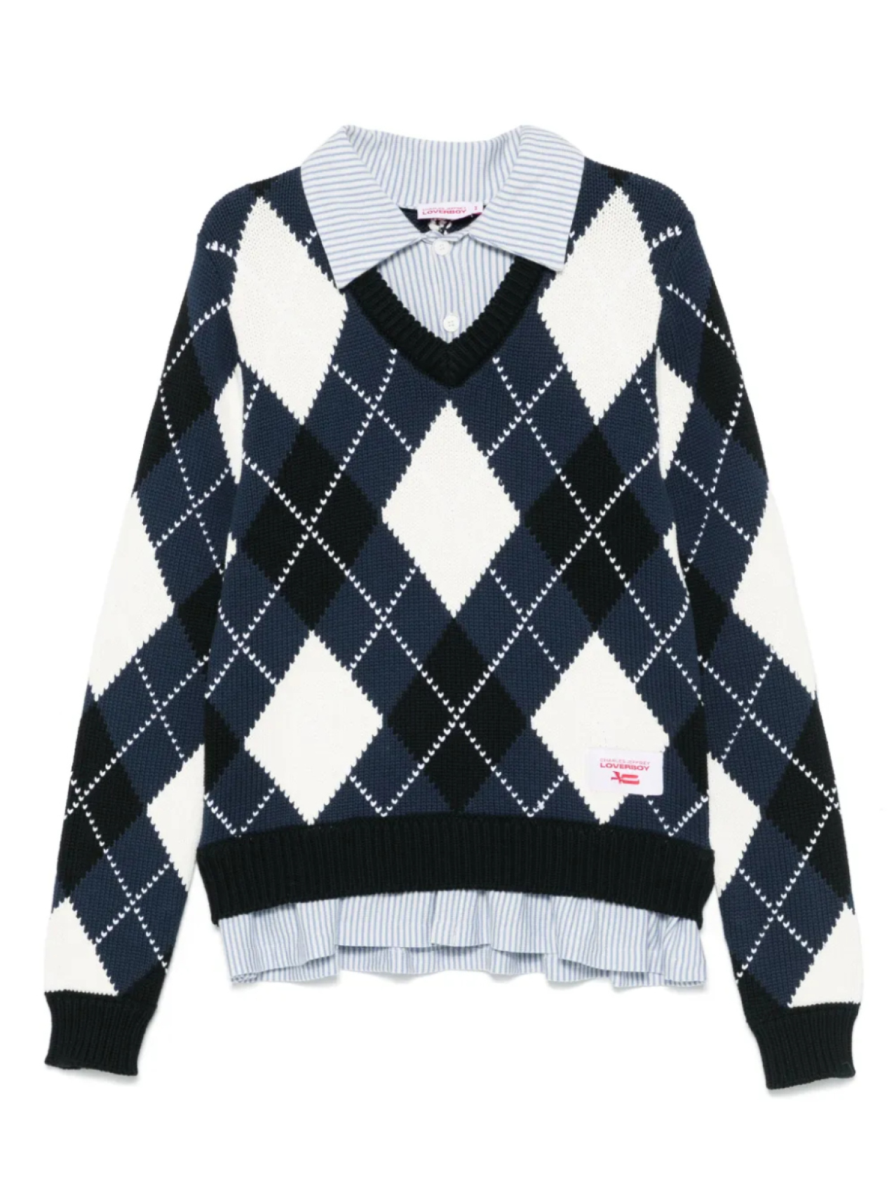 

Умный джемпер Charles Jeffrey Loverboy, синий