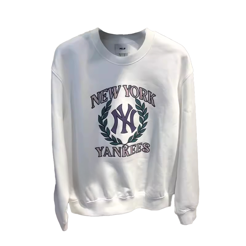 

MLB Футболка New York Yankees с заниженной линией плеч, унисекс, цвет слоновой кости, белый
