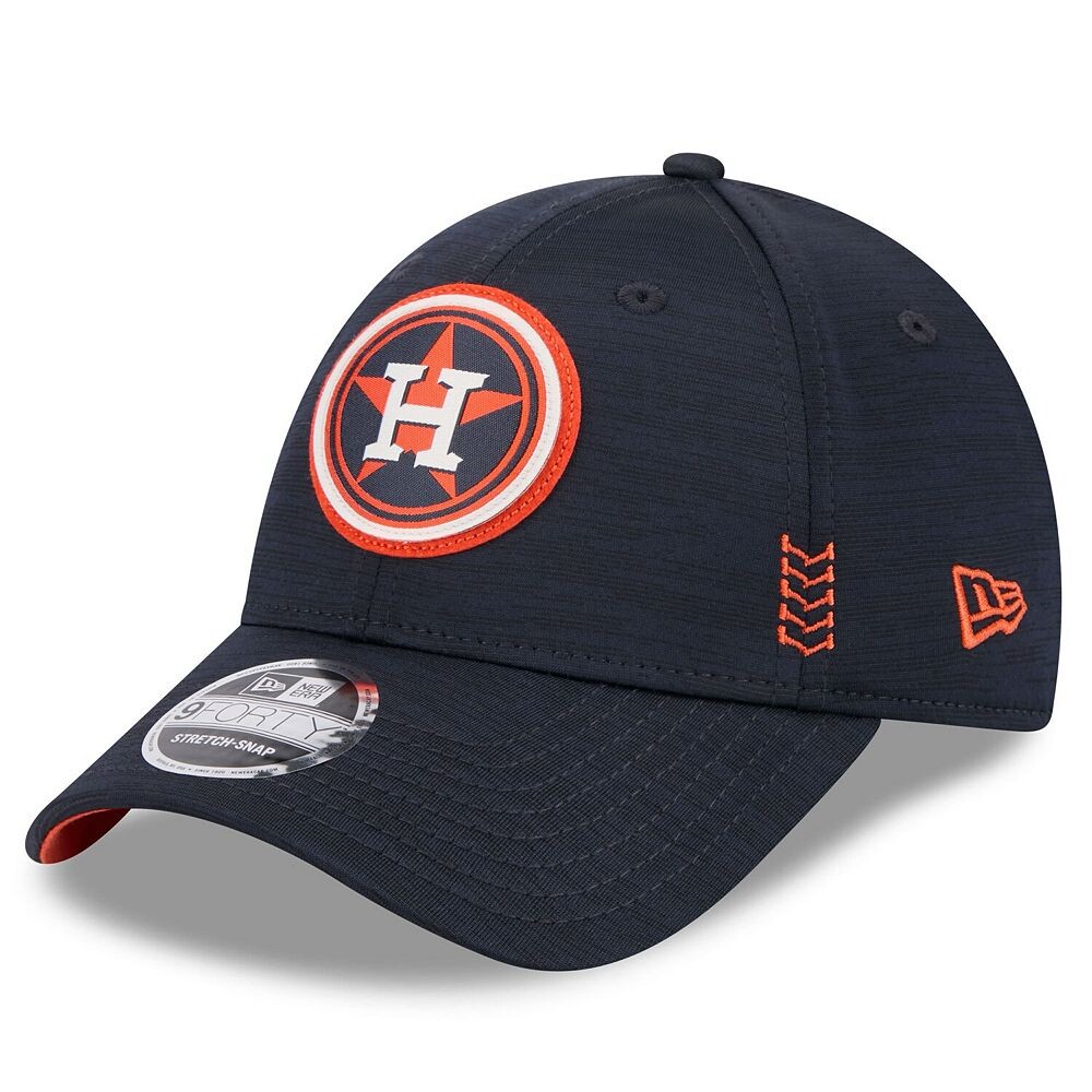 

Мужская регулируемая шляпа New Era Navy Houston Astros 2024 Clubhouse 9FORTY, цвет Ast Navy