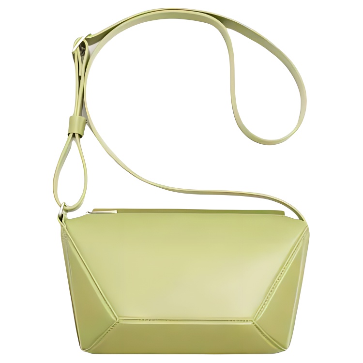 

Сумка через плечо из коровьей кожи, средняя мужская зелёная/black ZARA, зеленый