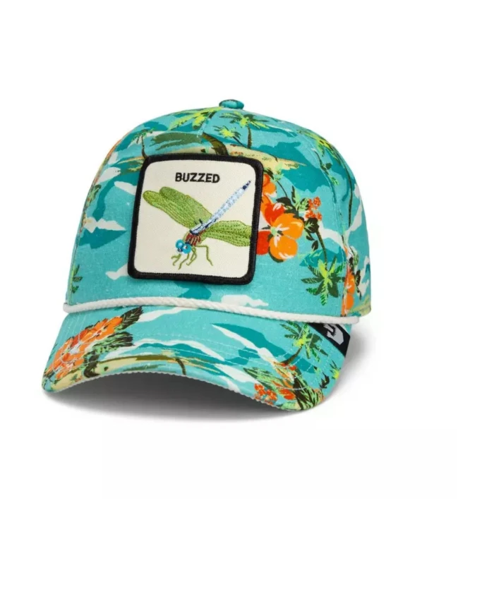 

Летнее настроение, кепка дальнобойщика, синяя Goorin Bros, мультиколор