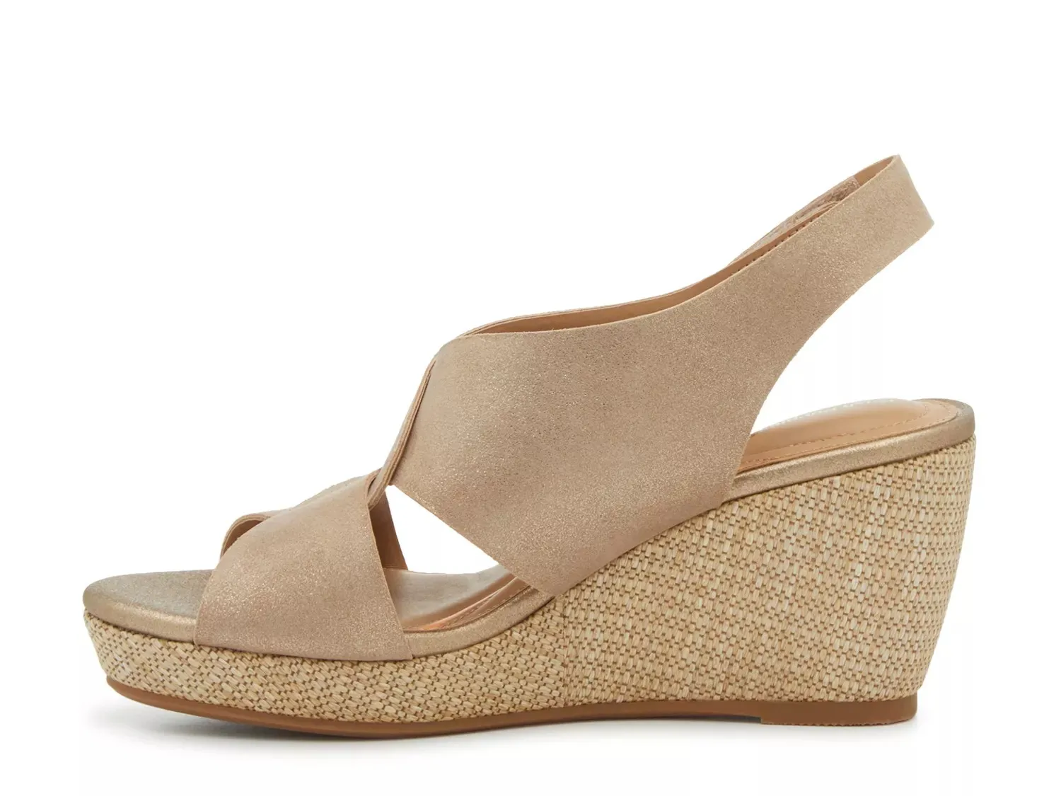 Сандалии Hush Puppies Griffon Wedge, цвет Gilver Bronze Metallic — фото 3
