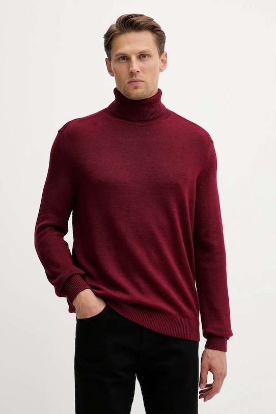 

Свитер с добавлением шерсти Armani Exchange, бордовый
